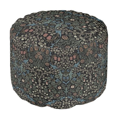 William Morris Vintage Blackthorn Pattern Pouf