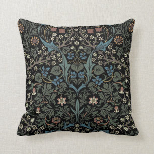 William Morris Vintage Blackthorn Pattern Throw Pillow