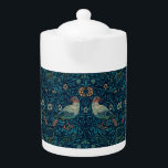 William Morris Vintage Blue Birds Pattern Teapot<br><div class="desc">William Morris Vintage Blue Birds Pattern Teapot  features Birds by William Morris (1834-1896). Original from The MET Museum.Perfect as home decor or as gift.Kindly visit my store " https://www.zazzle.com/store/loveyouart" for other or similar designs .</div>