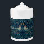 William Morris Vintage Blue Birds Pattern Teapot<br><div class="desc">William Morris Vintage Blue Birds Pattern Teapot  features Birds by William Morris (1834-1896). Original from The MET Museum.Perfect as home decor or as gift.Kindly visit my store " https://www.zazzle.com/store/loveyouart" for other or similar designs .</div>