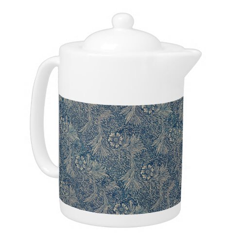 William Morris Vintage Blue Floral Pattern Teapot