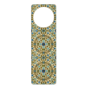 William Morris Vintage Blue Vine Seamless Pattern Door Hanger