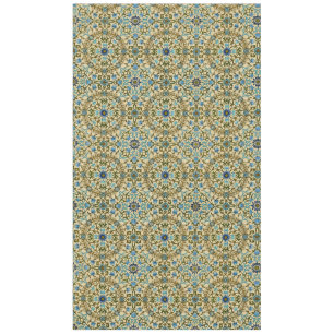 William Morris Vintage Blue Vine Seamless Pattern Tablecloth