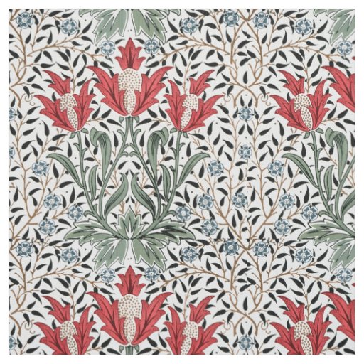 William Morris Vintage Bourne Pattern Fabric