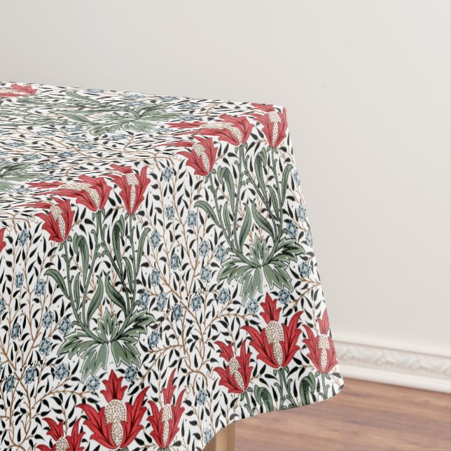 William Morris Vintage Bourne Pattern Tablecloth (In Situ)