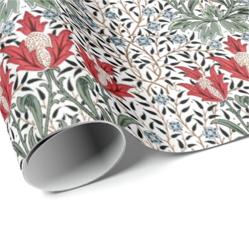 William Morris Vintage Bourne Pattern Wrapping Paper