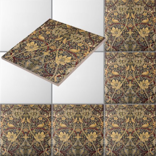 William Morris Vintage Bullerswood carpet Pattern Ceramic Tile