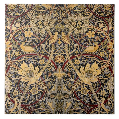 William Morris Vintage Bullerswood carpet Pattern Ceramic Tile