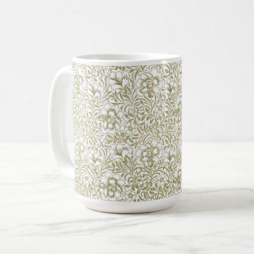 William Morris Vintage Carnation Pattern Coffee Mug