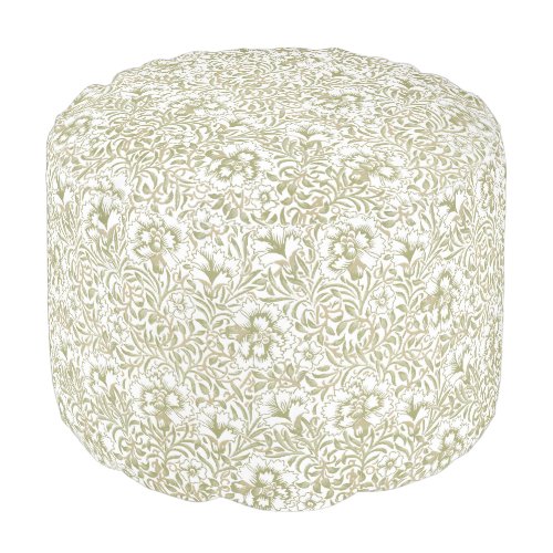 William Morris Vintage Carnation Pattern Pouf