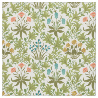 William Morris Vintage Celandine Pattern Fabric