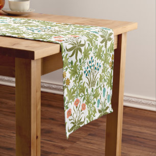 William Morris Vintage Celandine Pattern Short Table Runner