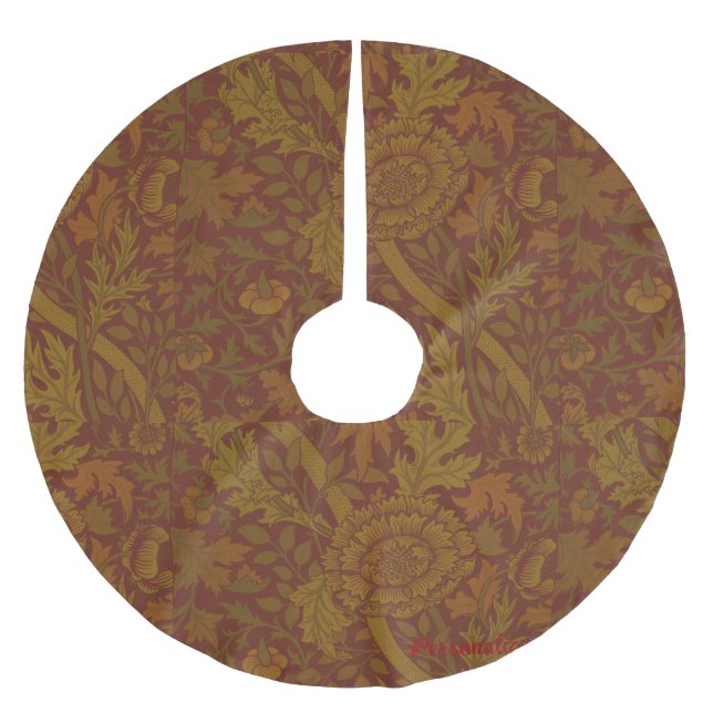 William Morris Vintage Classic Gold Tree Skirt (Front)