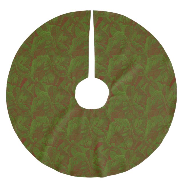 William Morris Vintage Classic Green Tree Skirt (Front)