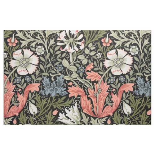 William Morris Vintage Compton Floral Pattern Fabric