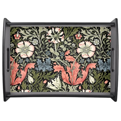 William Morris Vintage Compton Floral Pattern Serving Tray