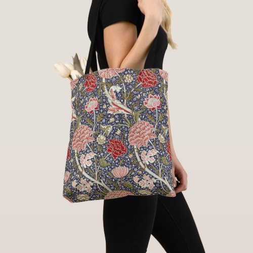 William Morris Vintage Cray Floral Pattern Tote Bag