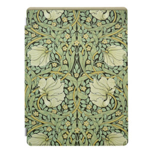 William Morris vintage design, Pimpernel in Green iPad Pro Cover