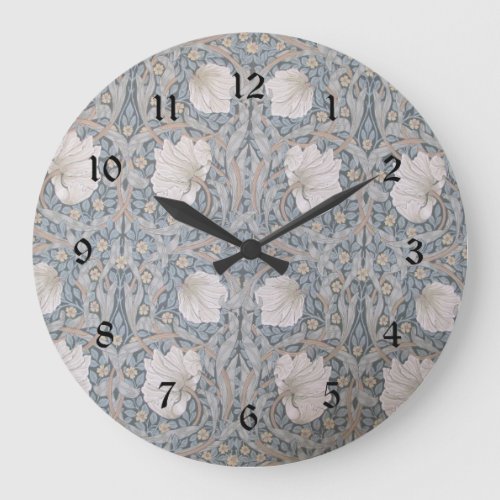 William Morris vintage design Pimpernel Large Clock