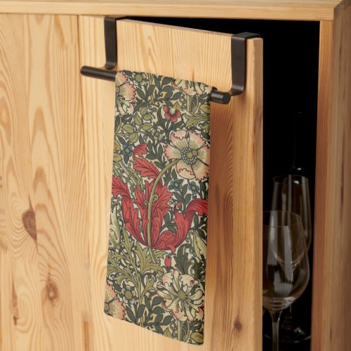 William Morris Vintage Elegant Floral Pattern  Kitchen Towel