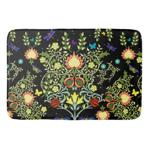 William Morris Vintage Floral Bath Mat