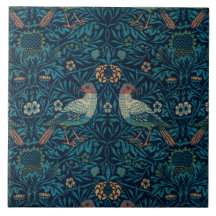 William Morris Vintage Floral Birds