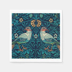 William Morris - Vintage Floral Birds Napkins