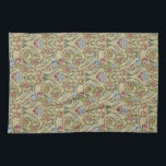 William Morris Vintage Floral Blue Pink Brocade Kitchen Towel<br><div class="desc">The design on this product was inspired by Brocade, a William Morris floral wallpaper design. William Morris (1834-1896) was an iconic English textile designer who lived during the Victorian period. He was a significant contributor to the revival of traditional British textile arts and methods of production. Much of his work...</div>