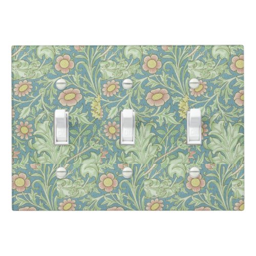 William Morris Vintage Floral Double Boughs Light Switch Cover