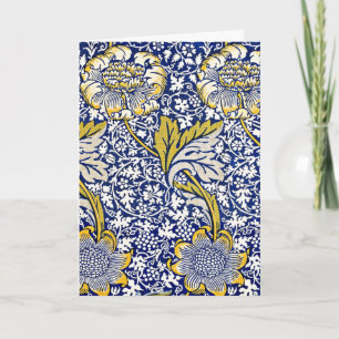 William Morris vintage floral pattern Card