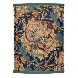 William Morris Vintage Floral Pattern Red Blue     Lamp Shade