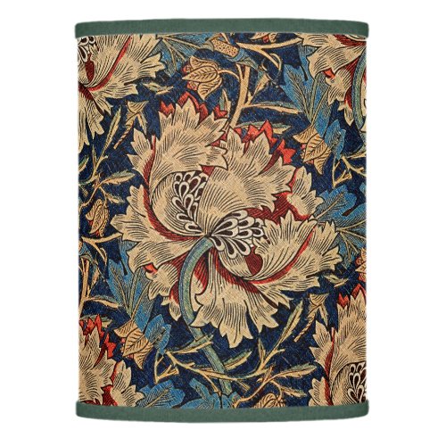 William Morris Vintage Floral Pattern Red Blue     Lamp Shade