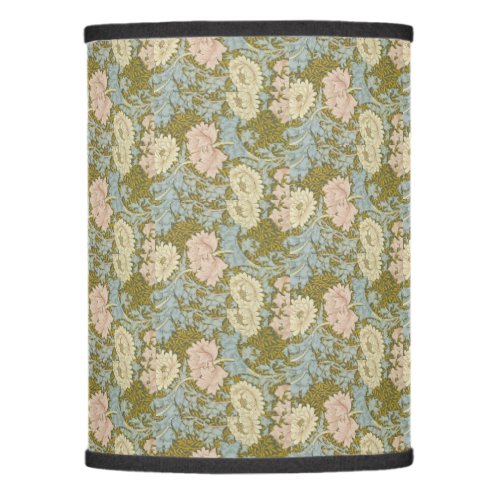 William Morris Vintage Floral Pink Chrysanthemum Lamp Shade