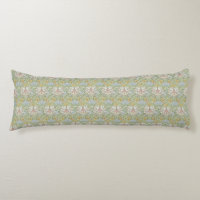 William Morris Vintage Floral Pink Green Myrtle