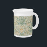 William Morris Vintage Floral Pomegranate Beverage Pitcher<br><div class="desc">The design on this product was inspired by Pomegranate, a William Morris floral wallpaper design. William Morris (1834-1896) was an iconic English textile designer who lived during the Victorian period. He was a significant contributor to the revival of traditional British textile arts and methods of production. Much of his work...</div>