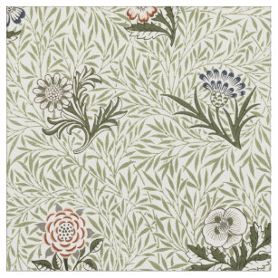 William Morris Vintage Floral Powdered Pattern Fabric