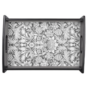 William Morris Vintage Floral Print Serving Tray