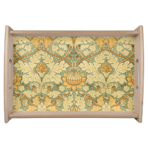William Morris Vintage Foliage & Floral Pattern Serving Tray
