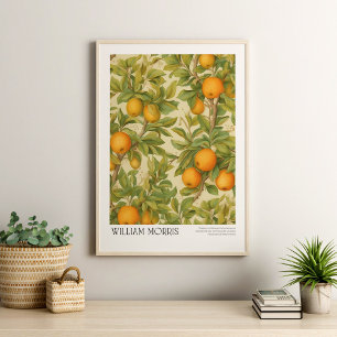 William Morris Vintage Fruits and Leaves Poster