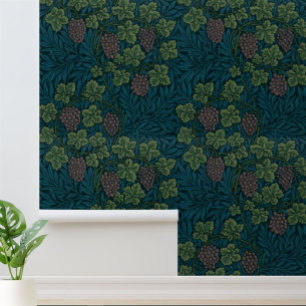 William Morris Vintage Grape Vine Pattern Wallpaper