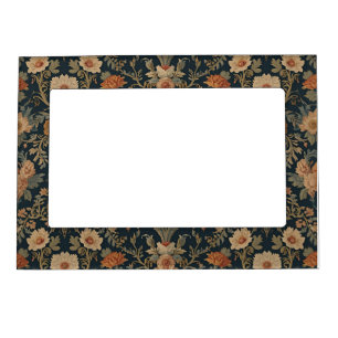 William Morris vintage Honeysuckle Floral Pattern Magnetic Frame