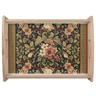 William Morris vintage Honeysuckle Floral pattern Serving Tray