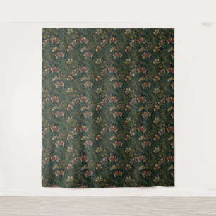 William Morris vintage Honeysuckle Floral pattern Tapestry