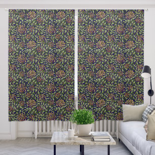 William Morris Vintage Honeysuckle Pattern Blackout Curtains