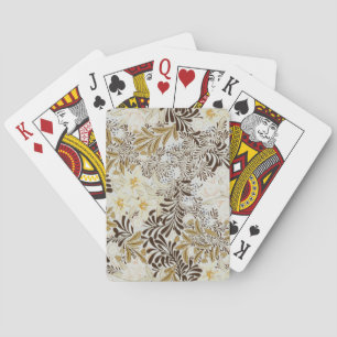 William Morris Vintage Hyacinth Floral Art Nouveau Poker Cards