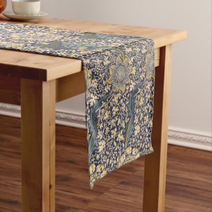 William Morris Vintage Kennet Color Pattern Short Table Runner