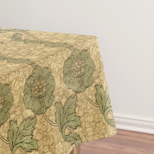 William Morris Vintage Kennet Pattern Tablecloth (In Situ)