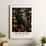 William Morris Vintage Owl with Blossoms Poster<br><div class="desc">Bring a touch of woodland mystery and historic charm to your walls with this William Morris Vintage Owl with Blossoms Poster. Featuring a beautifully illustrated owl nestled among delicate blossoms, this design reflects the intricate detailing and natural inspiration characteristic of the Arts and Crafts movement. The earthy tones and vintage...</div>