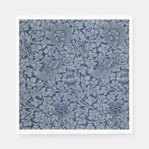 William Morris Vintage Pattern Bird and Anemone Napkins