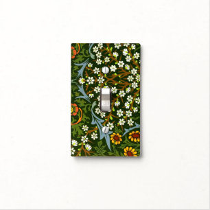 William Morris vintage pattern, Blackthorn Light S Light Switch Cover